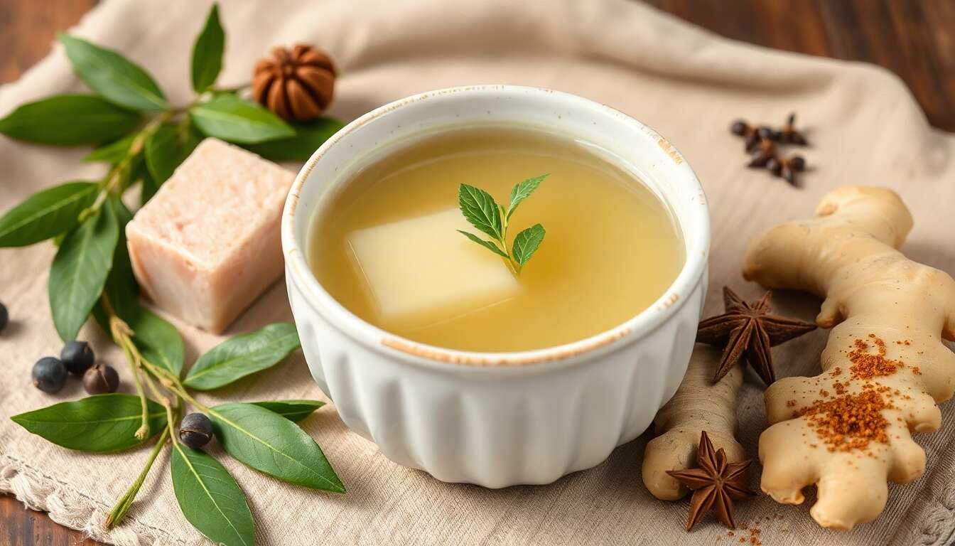 Bouillon de volaille express dégraissé : recette minceur facile