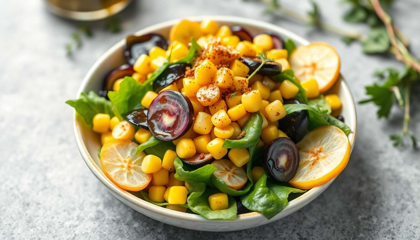 Salade composée express aux flageolets : une recette minceur rapide