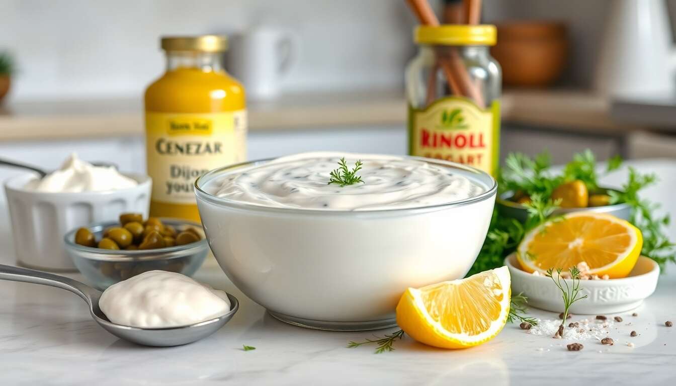 Recette minceur : sauce tartare légère et savoureuse