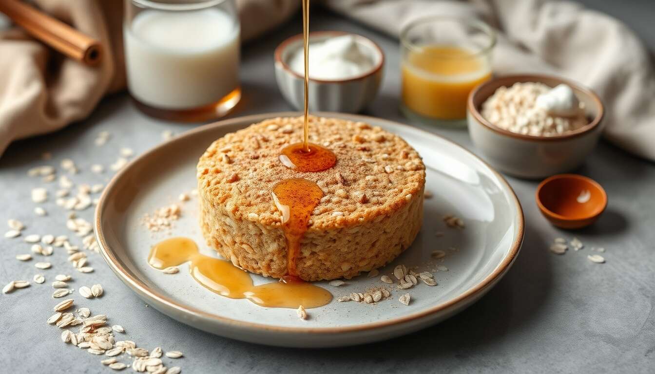 Galette d'avoine minceur pour le petit-déjeuner
