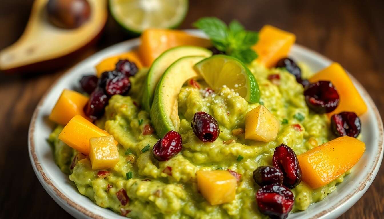 Guacamole Fruité : recette Minceur Savoureuse