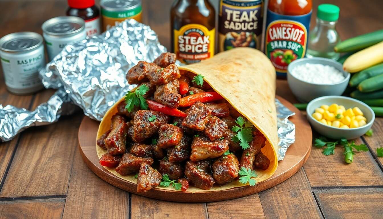 Papillote au barbecue façon trappeur : recette minceur savoureuse