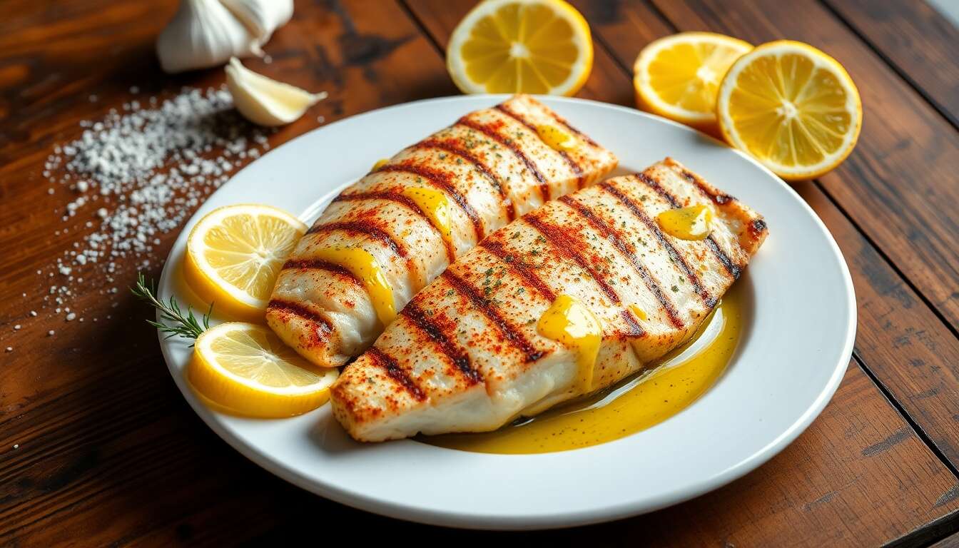 Poisson grillé à la moutarde : recette minceur savoureuse