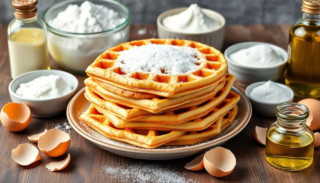 Recette de gaufres légères et savoureuses