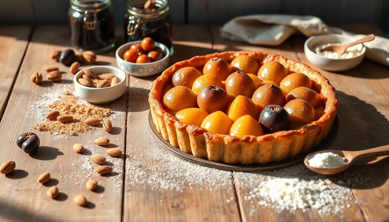 Tarte aux quetsches façon Bourdaloue : recette minceur délicieuse