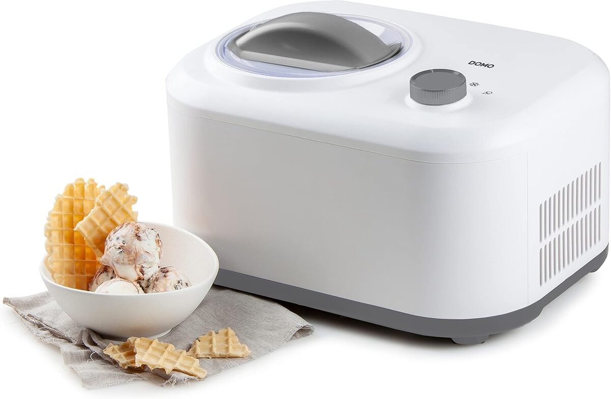Test de la sorbetière Domo DO9243I avec compresseur blanc