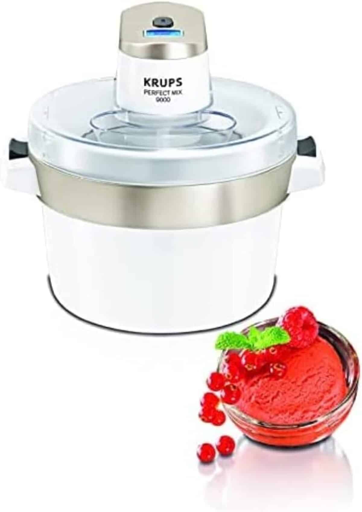 Test de la sorbetière Krups Perfect Mix 9000, 1, 6 L : glace facile et rapide