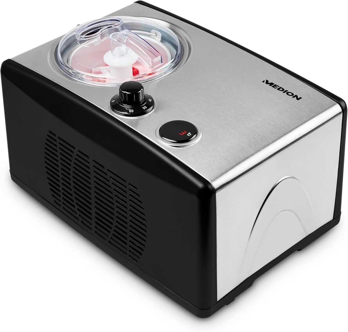 Test : sorbetière Medion MD 18387, 150W, 1, 5L