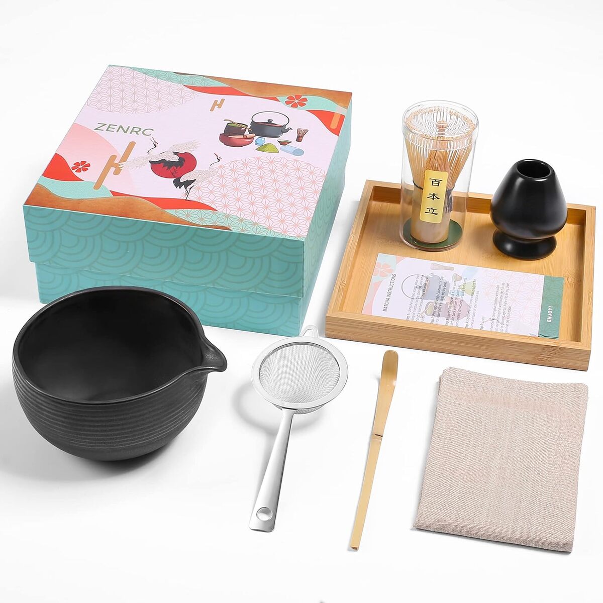 Avis sur le kit de cérémonie à matcha en bambou ZENRC