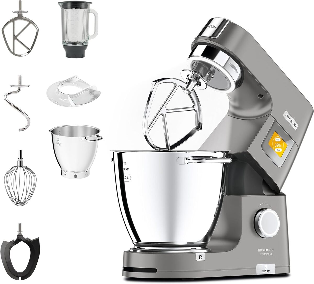 Test du Kenwood Titanium Chef Patissier XL : robot puissant et polyvalent