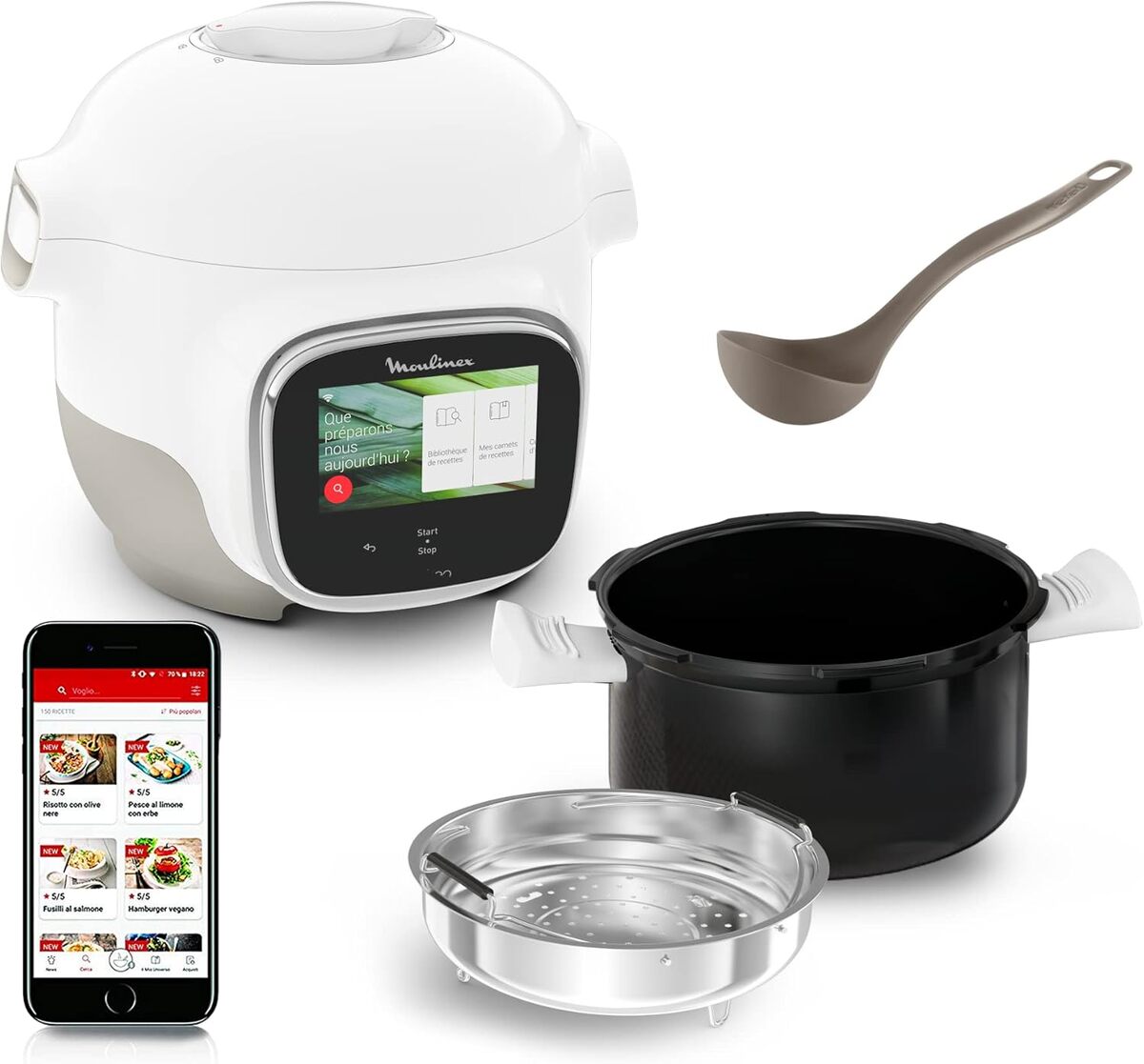 Test du Moulinex Cookeo Touch Wifi Mini : multicuiseur compact et intelligent