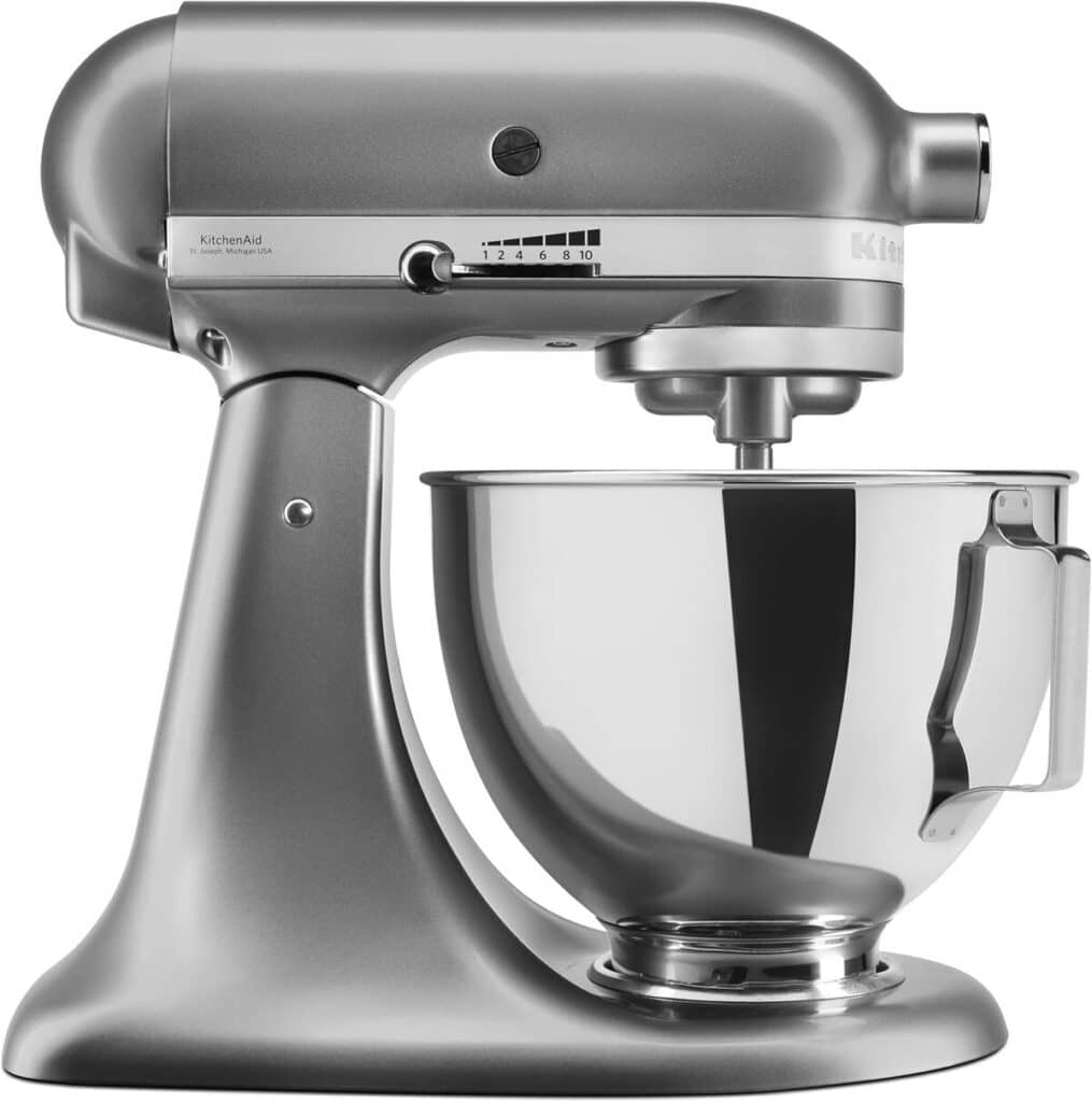 Test du robot pâtissier KSM95PSECU KitchenAid argent