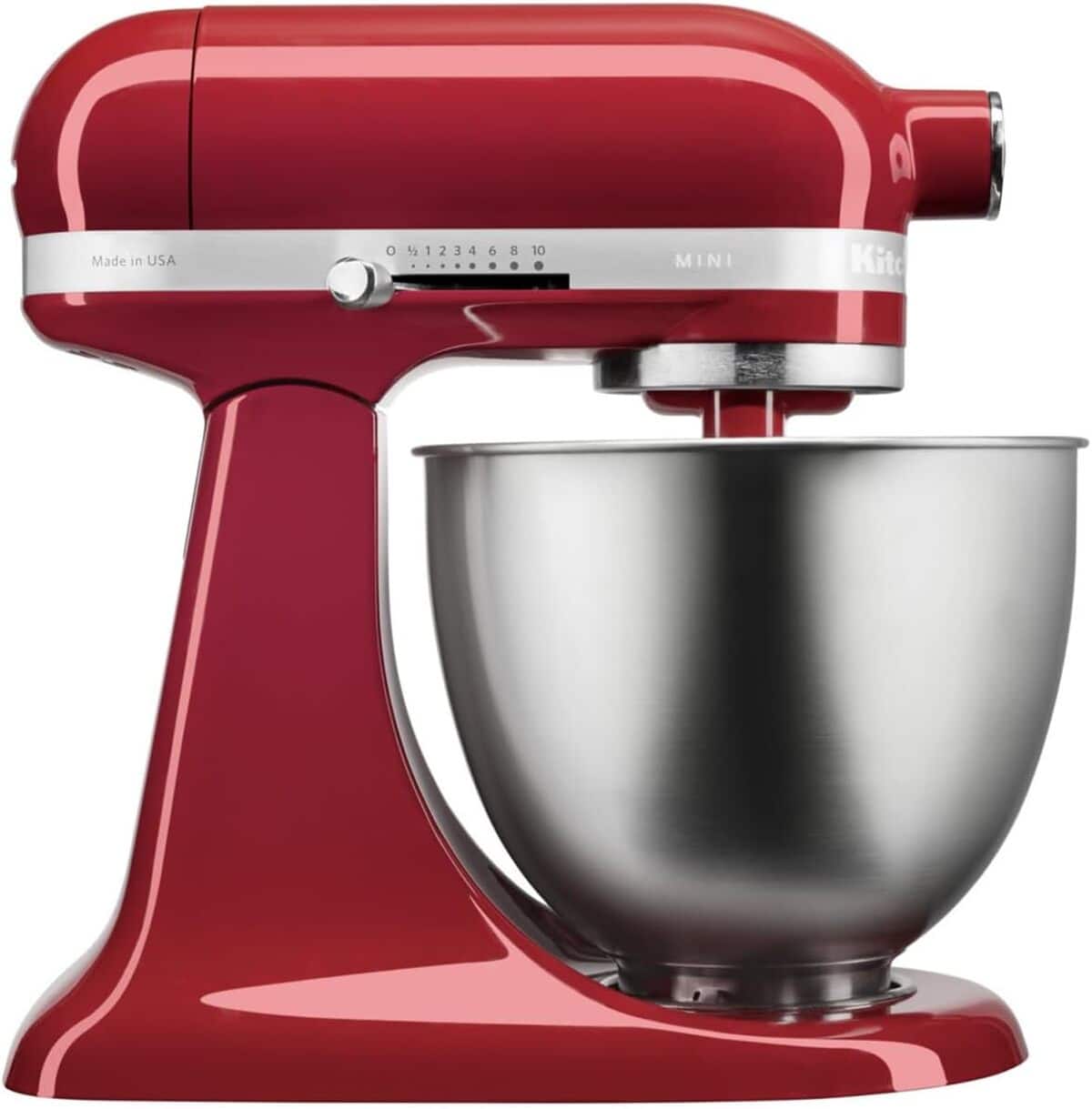 Test robot pâtissier KitchenAid Artisan Empire Rouge