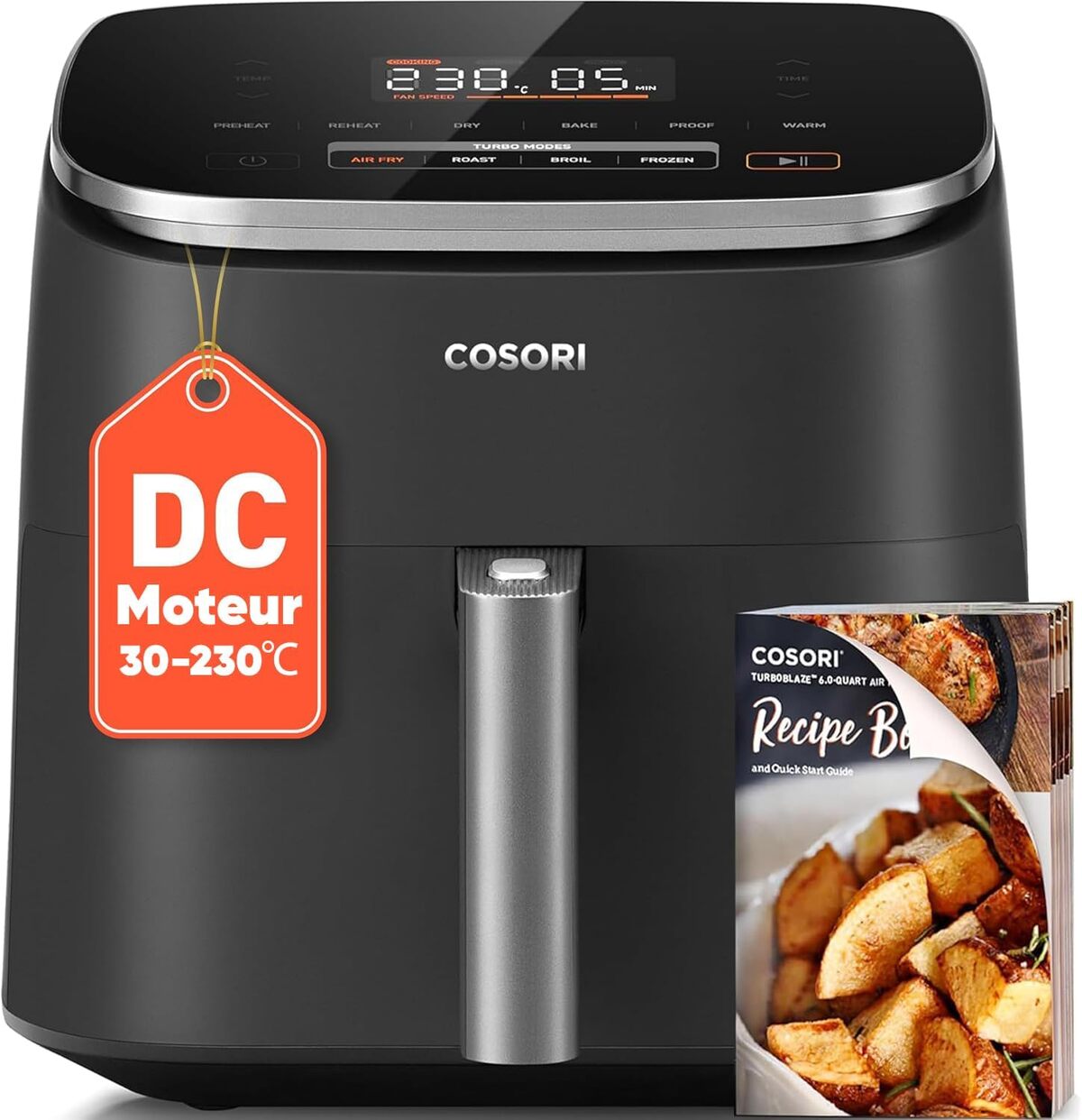 Test de la friteuse sans huile Cosori Air Fryer TurboBlaze 6L