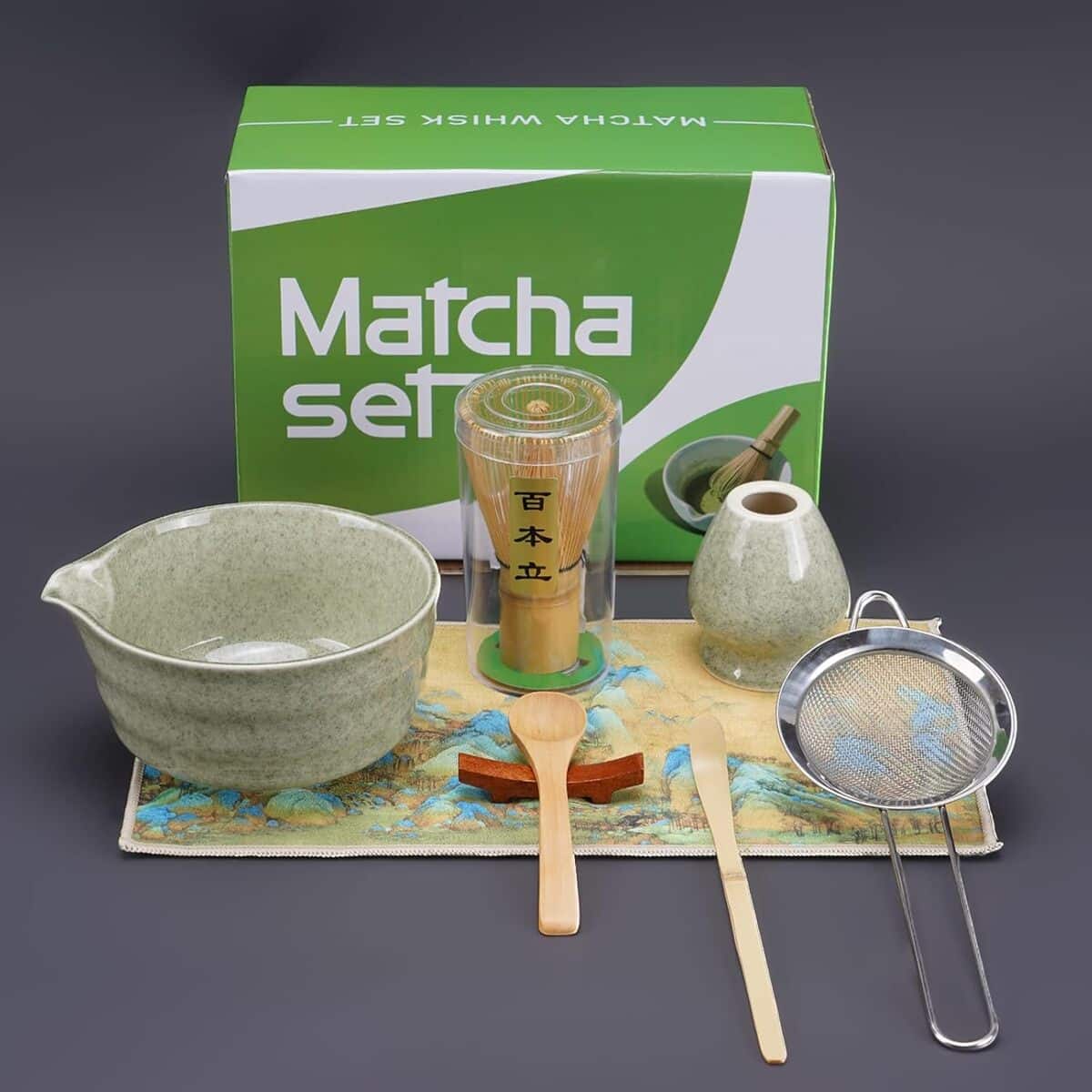 Test : lot HMAZAE de 8 fouets à matcha avec bol et accessoires