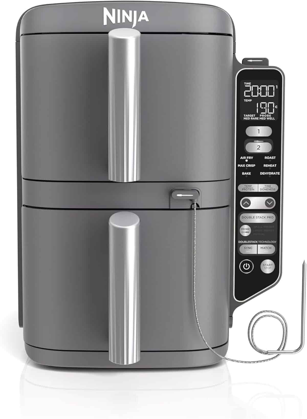 Test Ninja Double Stack XL : friteuse sans huile 9, 5 L