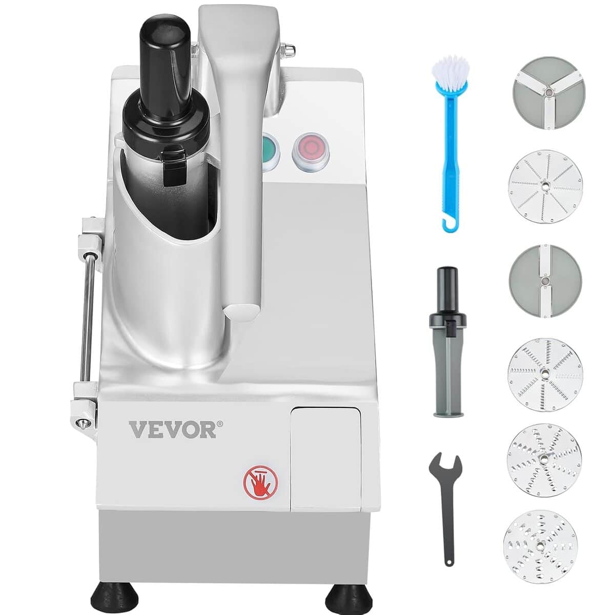 Test : vEVOR robot culinaire multifonction, 550 W, 6 lames pour fruits et légumes