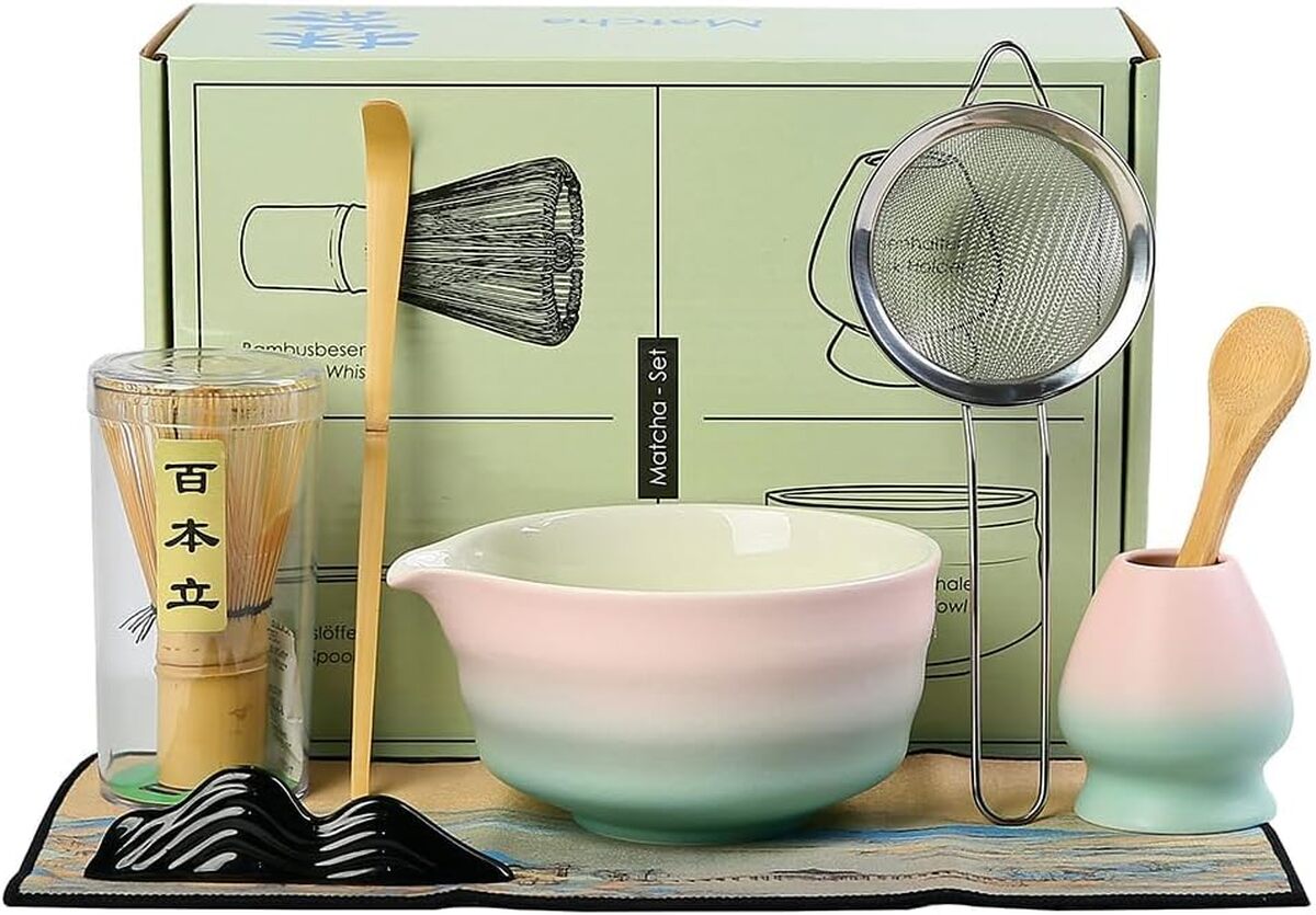Avis sur l'ensemble de fouet à matcha 8 pièces