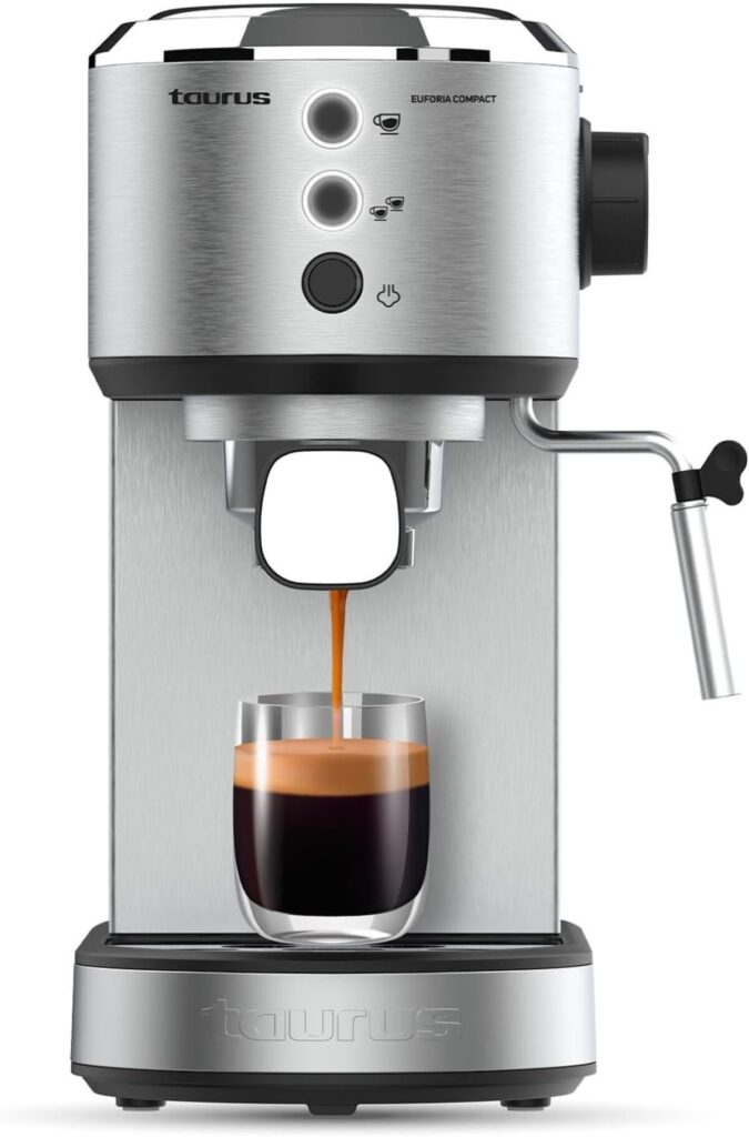 Test de la machine à espresso Taurus Euforia Compact 1350W