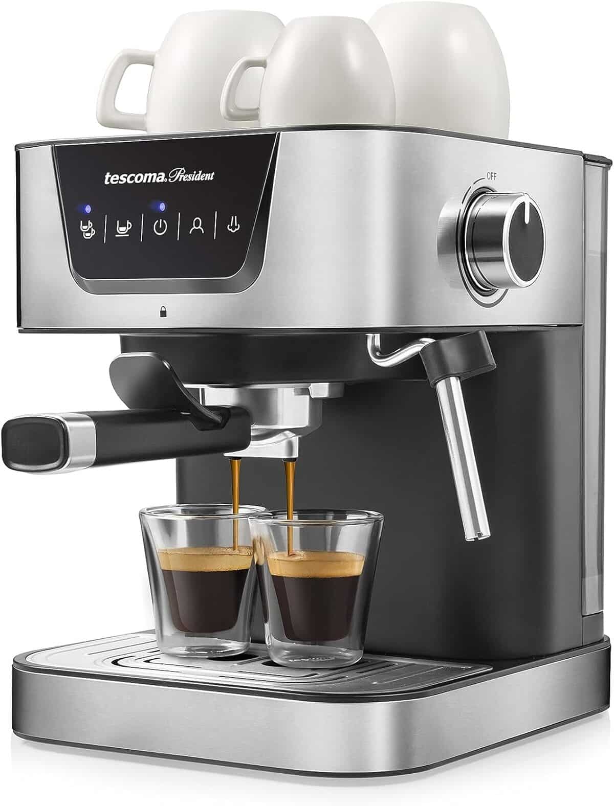 Test de la machine à expresso Tescoma President 19 bar