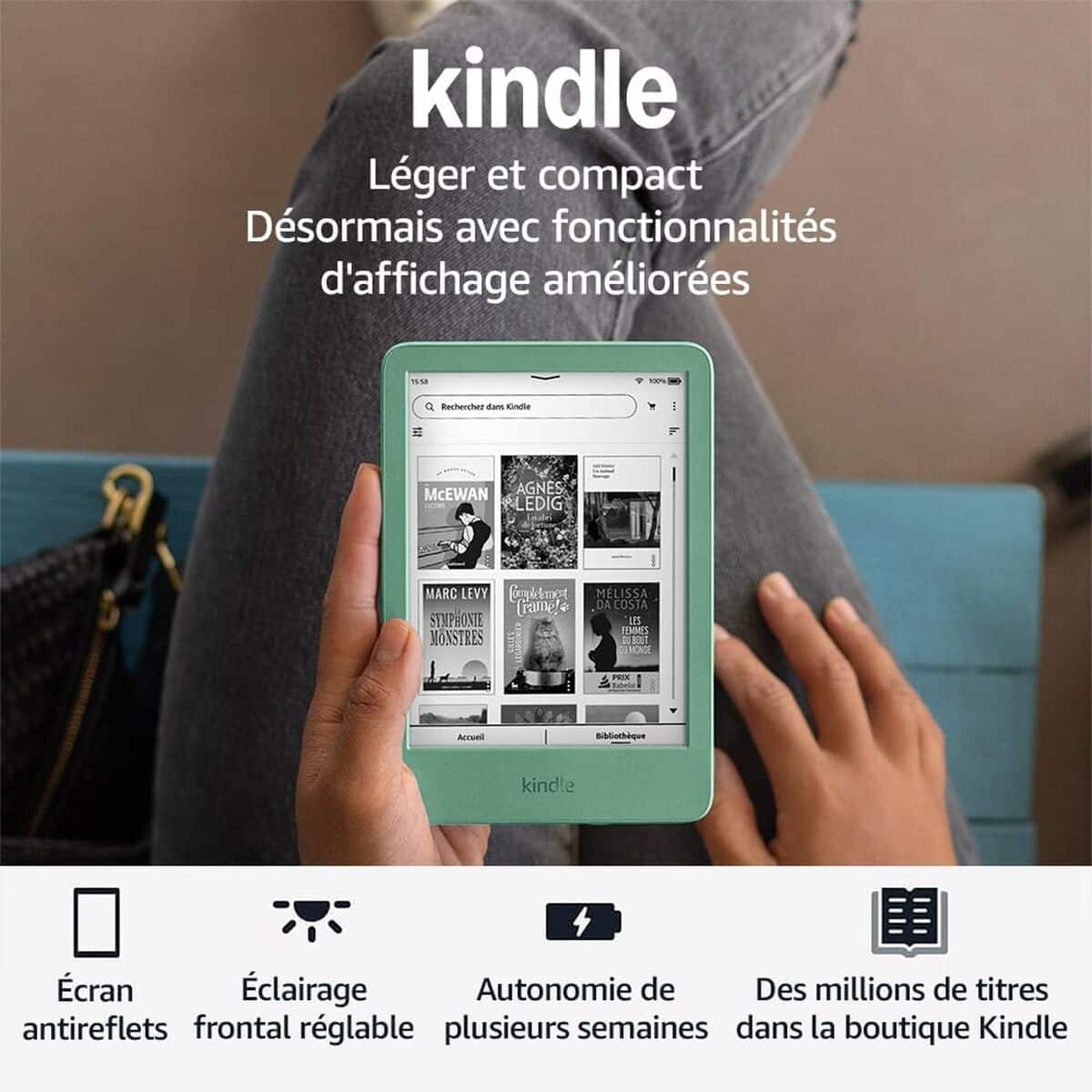 Test : amazon Kindle 16 Go, le plus léger et compact sans publicités
