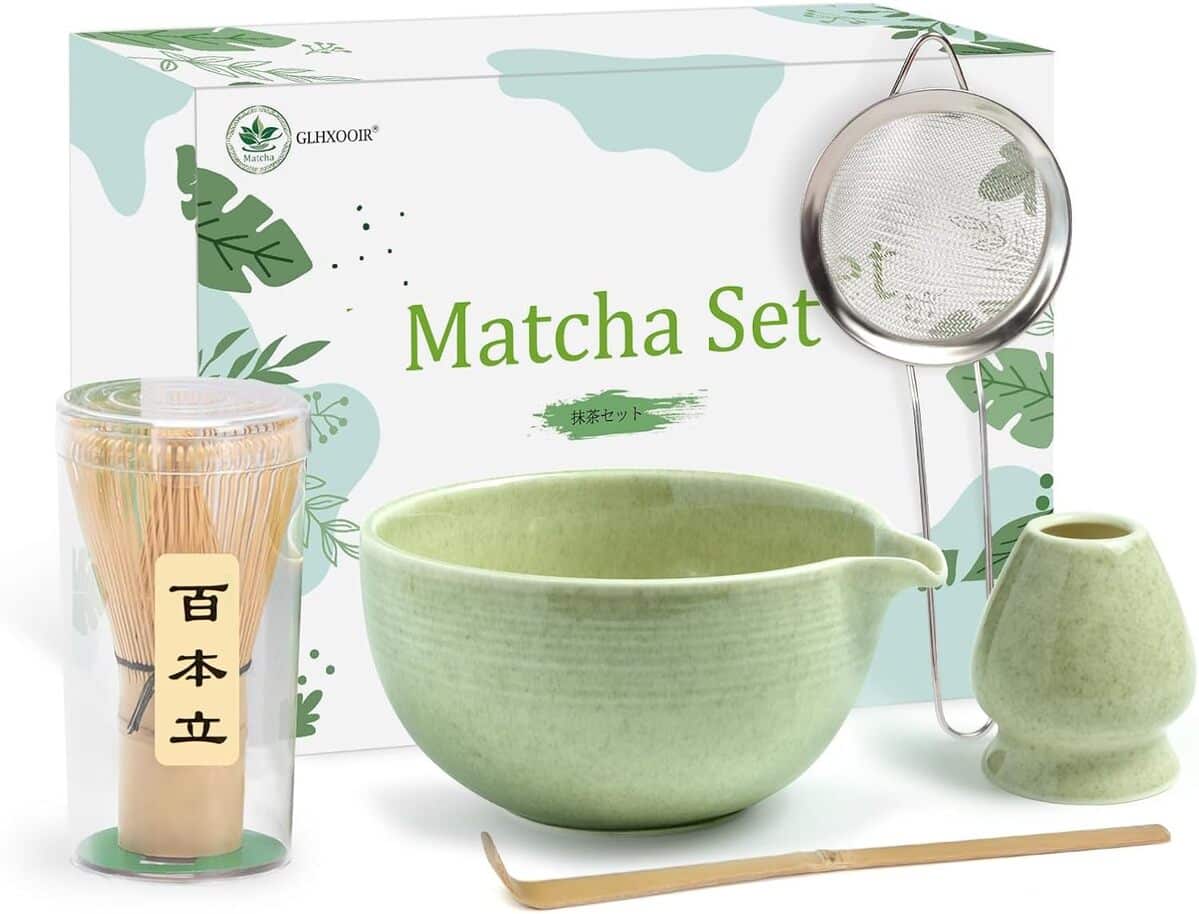 Test du kit complet pour thé matcha : fouets, bol et accessoires