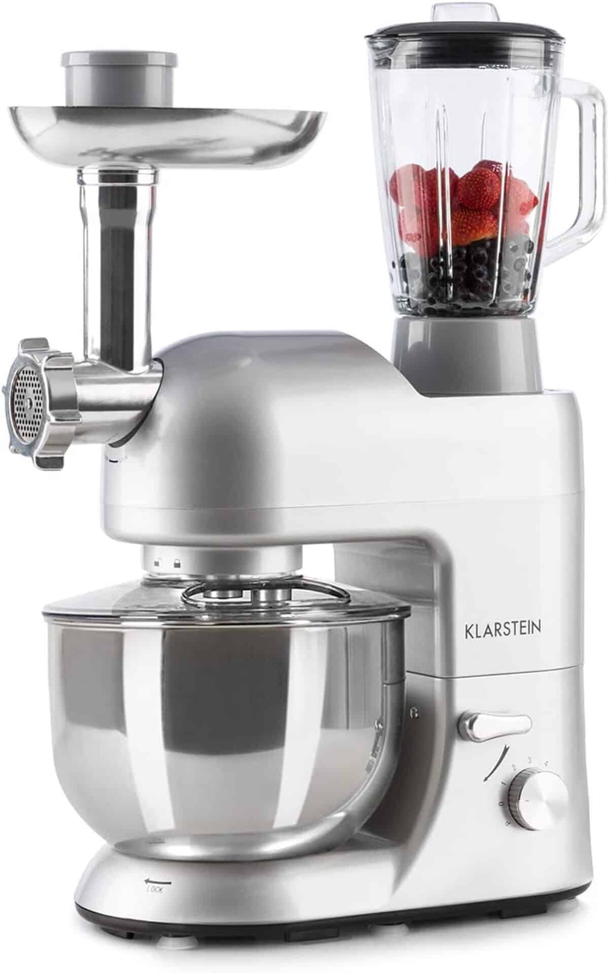 Test du robot pâtissier Klarstein multifonctions 1800W