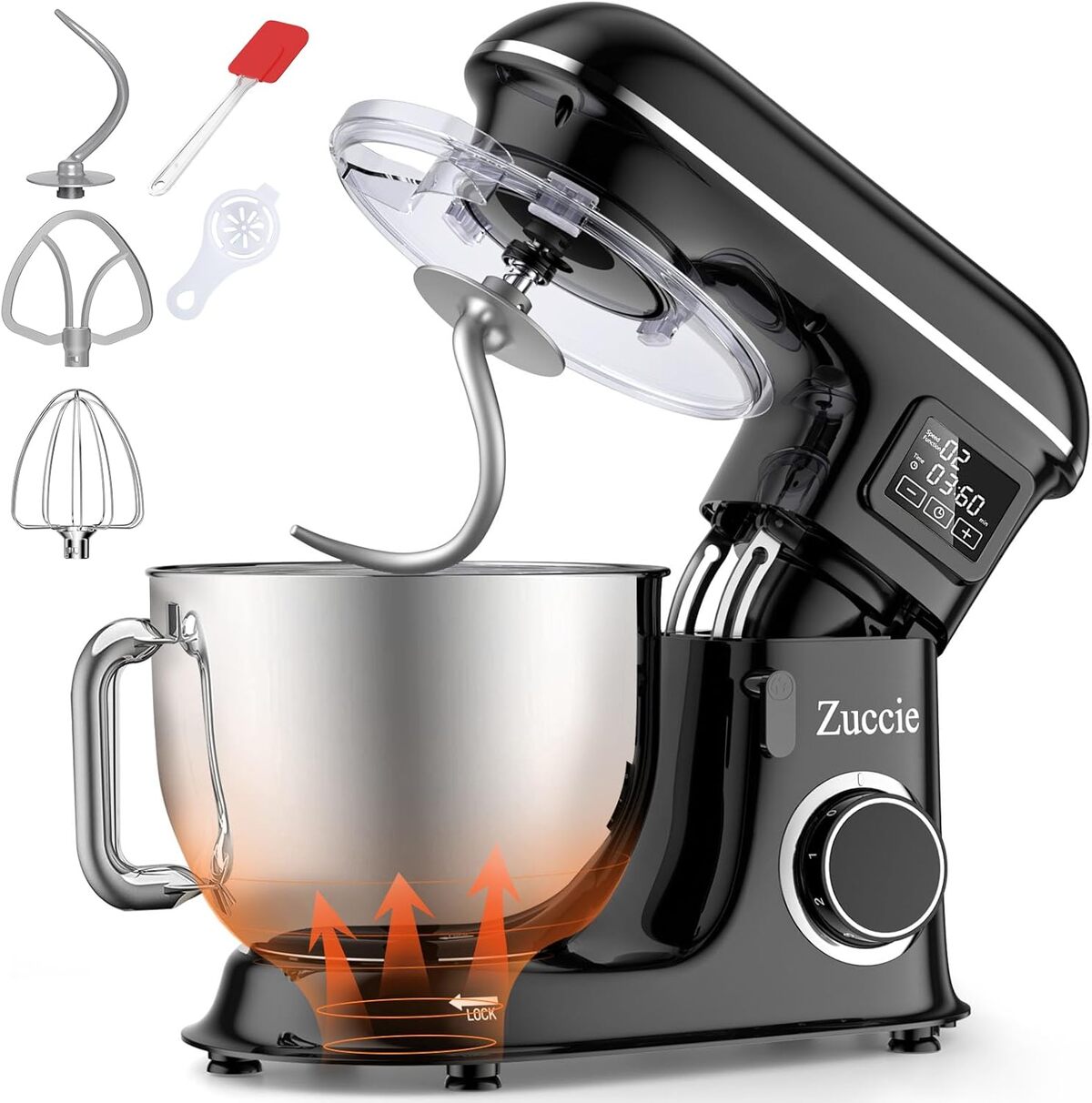 Test Zuccie robot pâtissier 1500W 8L et ses multiples fonctions