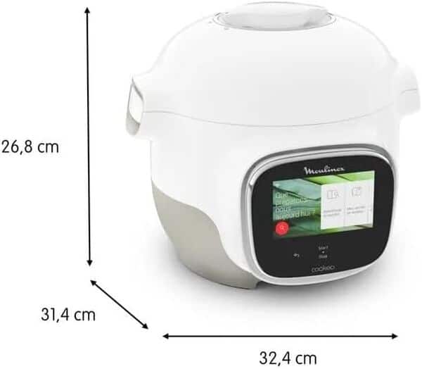 Multicuiseur intelligent Moulinex Cookeo Touch WiFi Mini CE922110 900 W Blanc