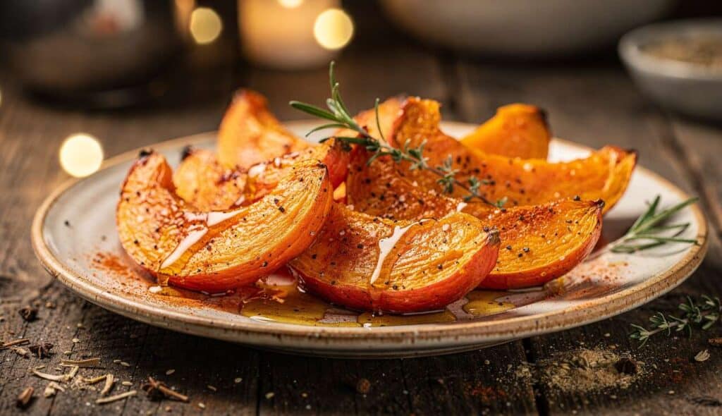 Potimarron rôti aux épices douces : recette gourmande