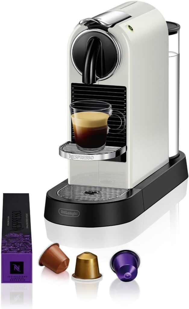 Test de la machine à café De'Longhi Nespresso CitiZ EN167.W : design compact et pression 19 bar