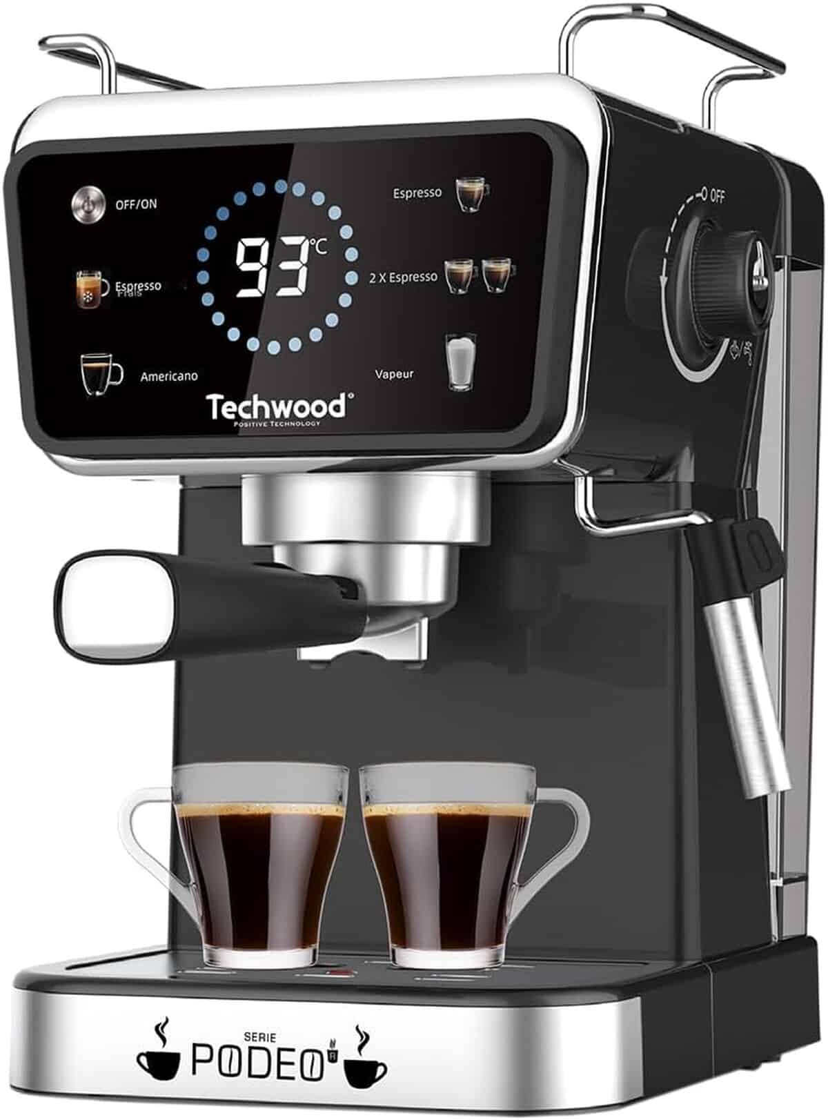 Test de la machine expresso Techwood TCA-1386EXN noire
