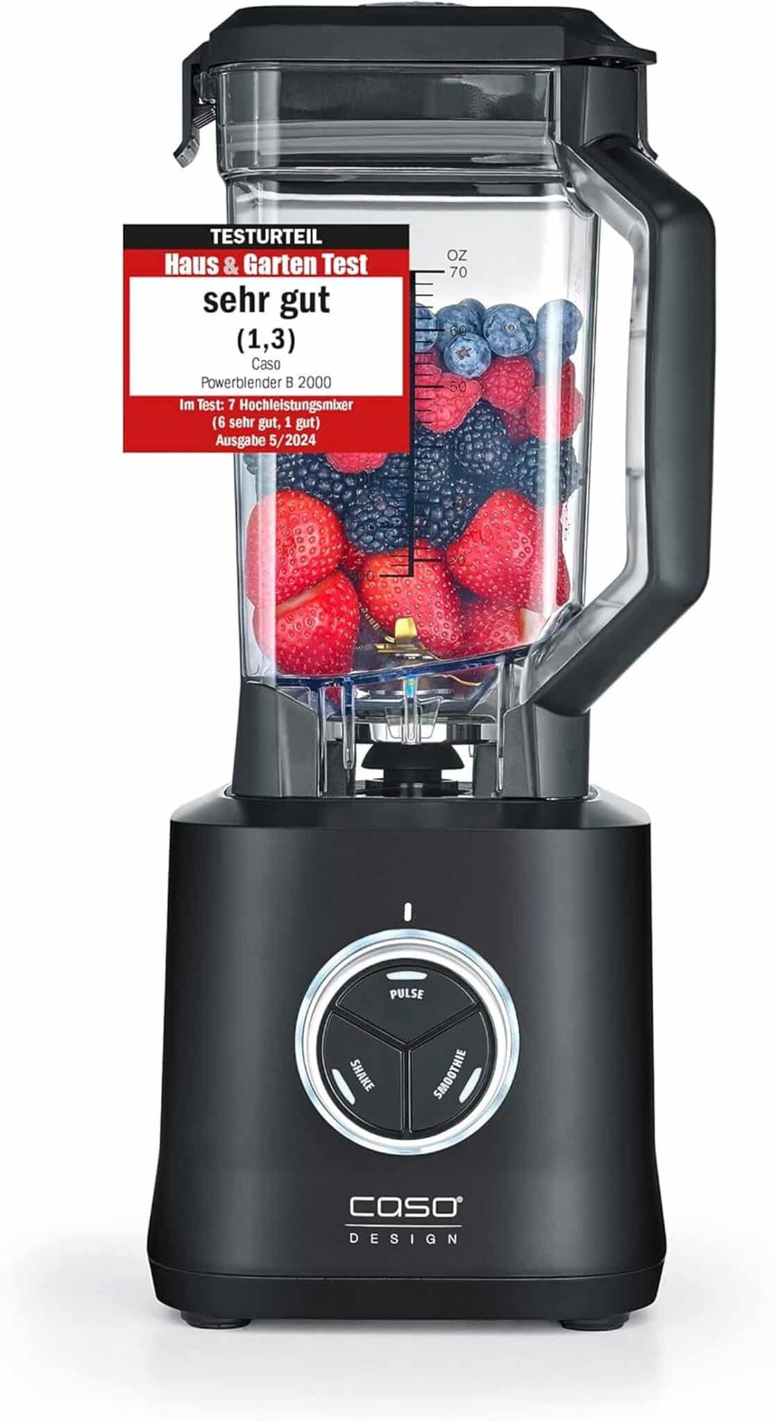 Test du CASO Power Blender B 2025 : mixeur 30 000 tr/min, 2 000 W