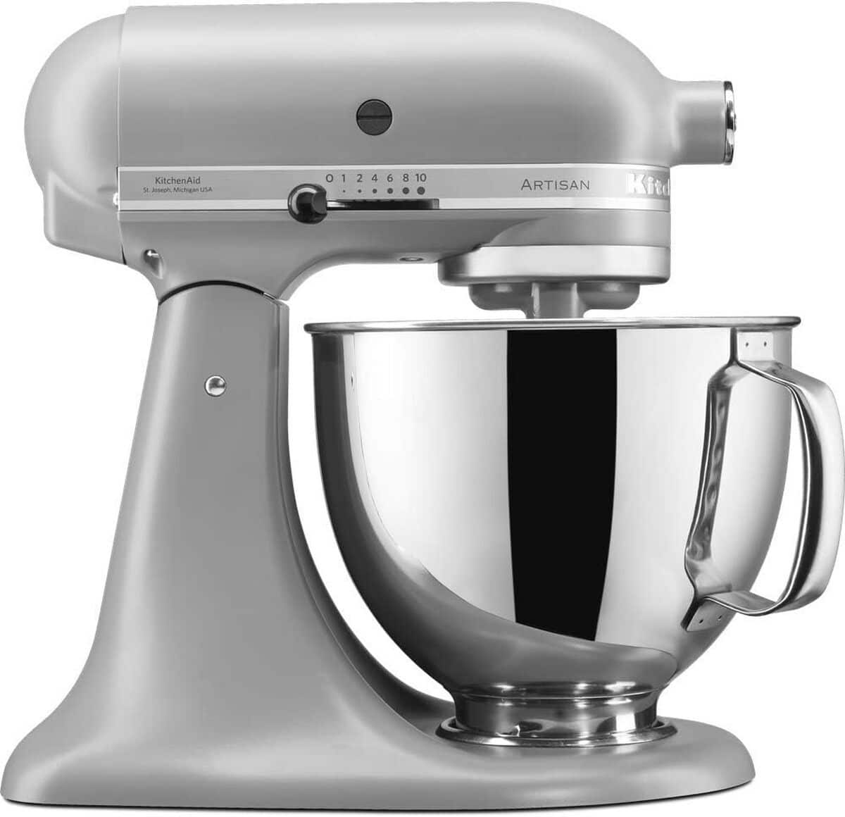 Test du robot mixeur KitchenAid Artisan 125 gris mat