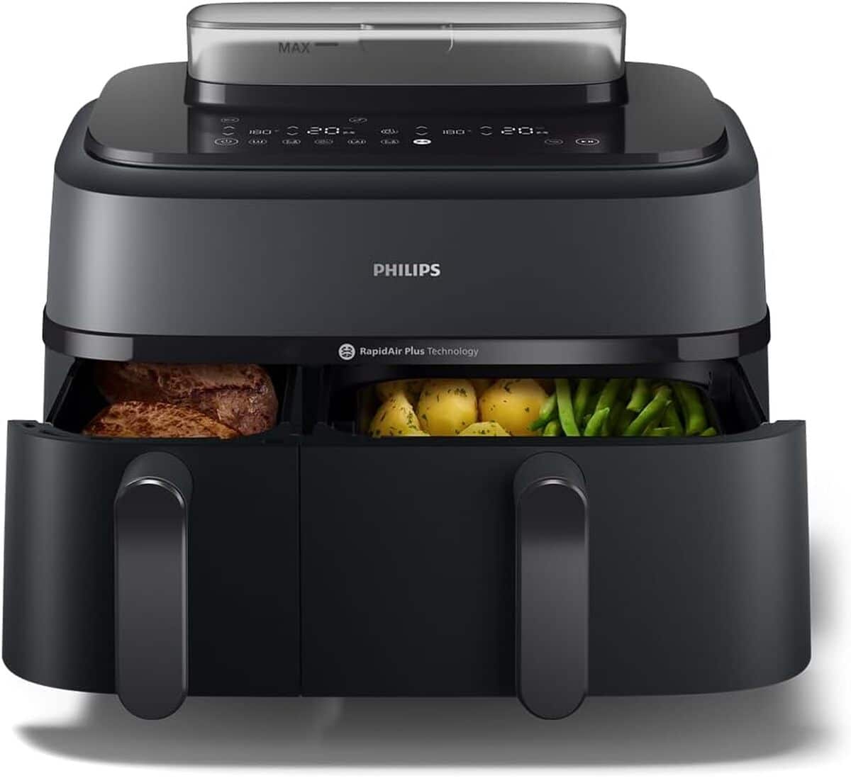Test : friteuse à air philips série 5000 à double panier 9L