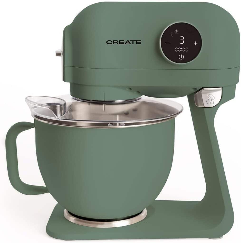 Test robot pâtissier Create Downmix Retro 1200W vert sauge