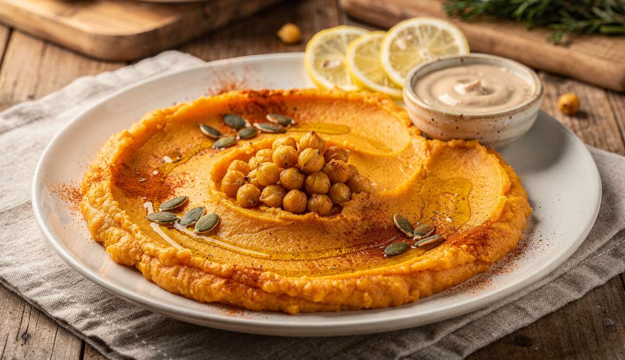 Purée de butternut et pois chiches : recette saine et gourmande