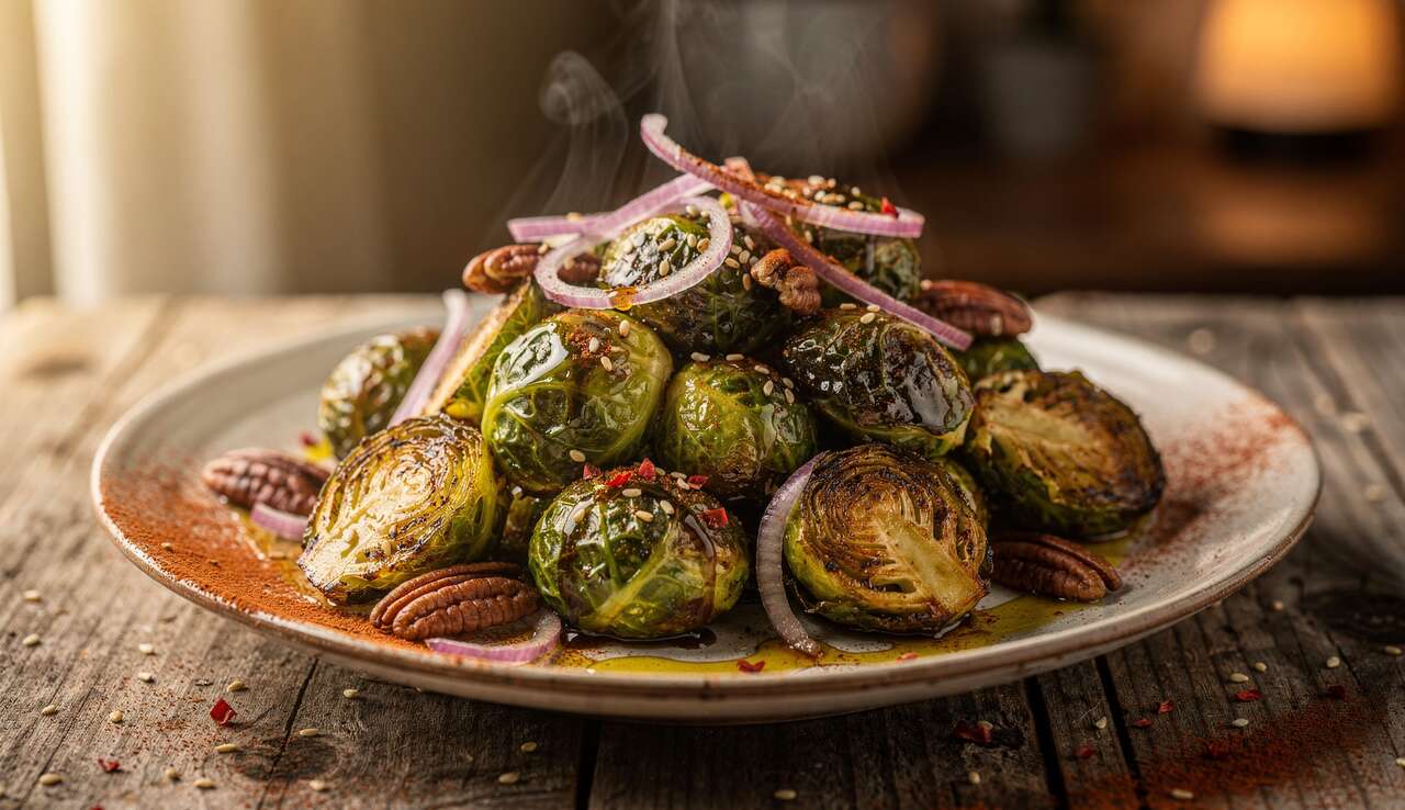Poêlée de choux de Bruxelles vegan : recette gourmande et saine