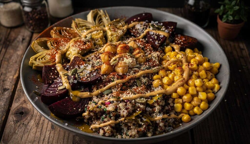 Buddha Bowl Géant Vegan : recette Santé et Équilibrée
