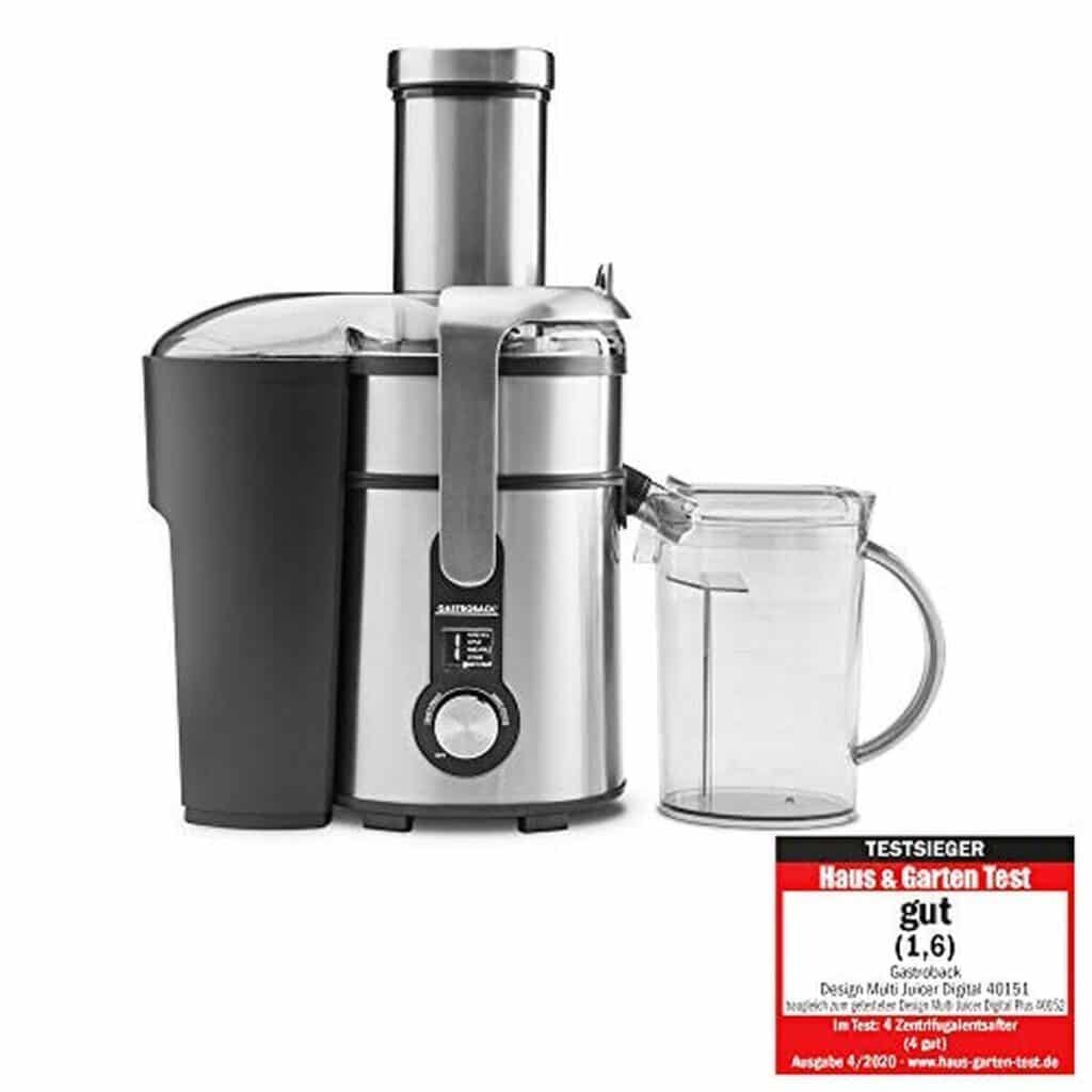 Test de la Gastroback Multi Juicer Digital 40151 : puissance 1300 W et 5 vitesses