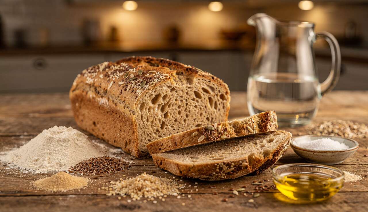 Pain semi-complet moelleux aux graines : recette savoureuse et saine
