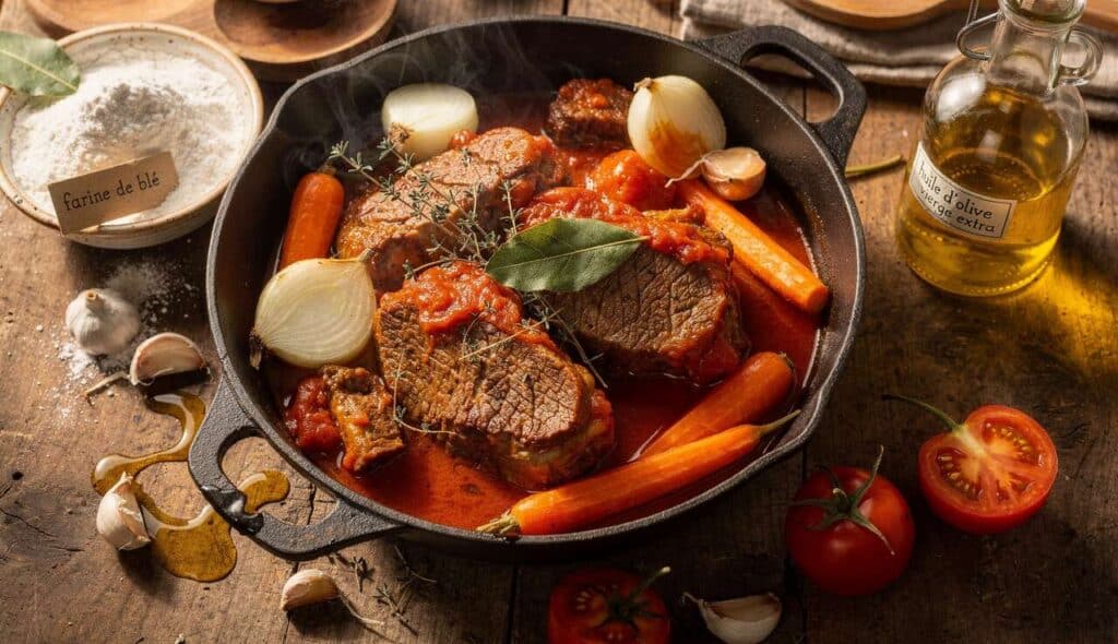 Paleron de veau à la tomate : recette gourmande