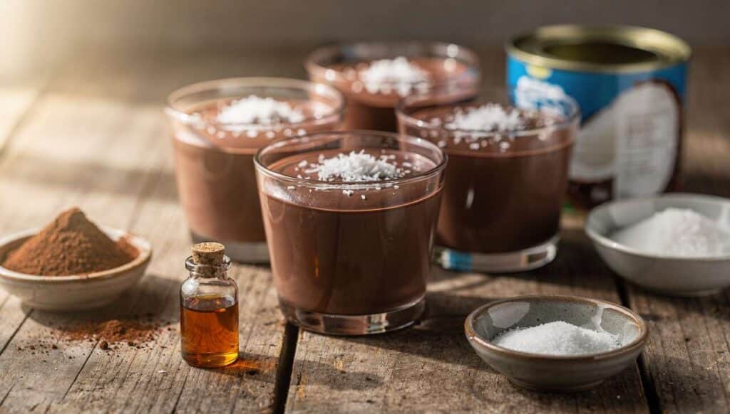 Recette : petites Crèmes Velours Choco-Coco
