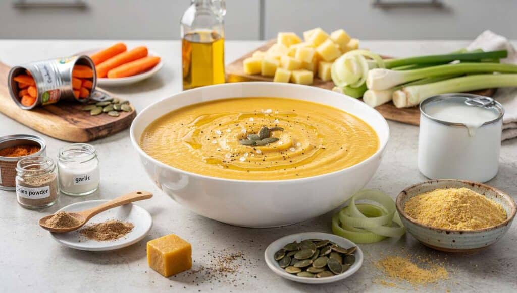 Velouté multi-légumes vegan : une recette saine et délicieuse