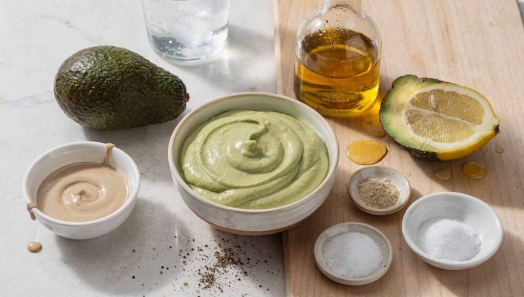Recette de sauce avocat au tahin