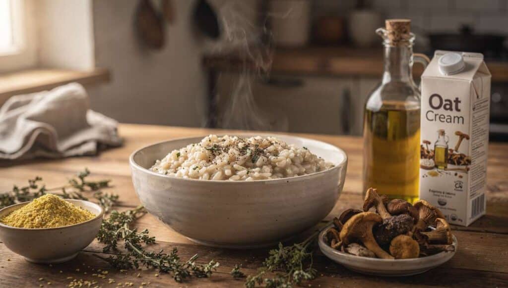 Recette de risotto de petit épeautre vegan