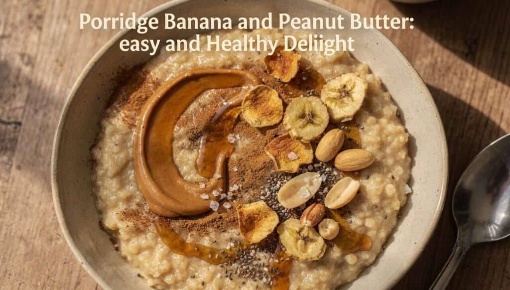 Recette Porridge Banane et Beurre de Cacahuète : délice Facile et Sain