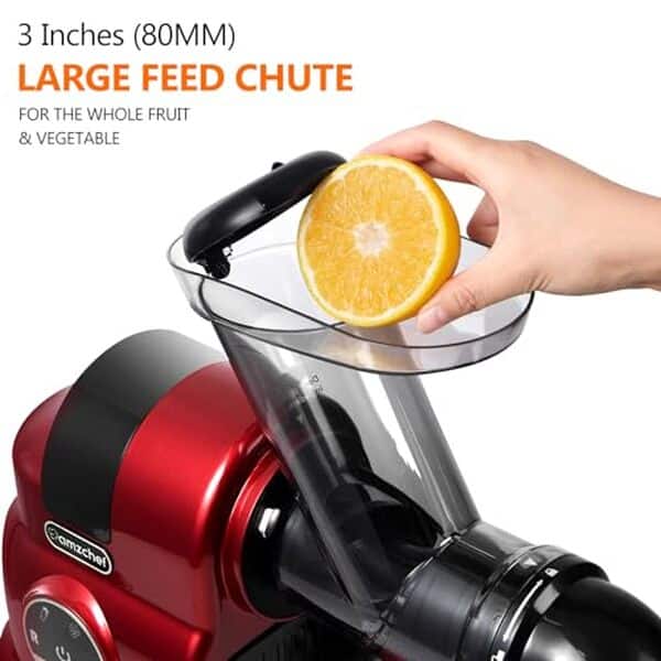 Découvrez l'efficacité de l'extracteur de jus AMZCHEF à goulotte large. Analyse complète de ses performances pour des jus frais et savoureux au quotidien.