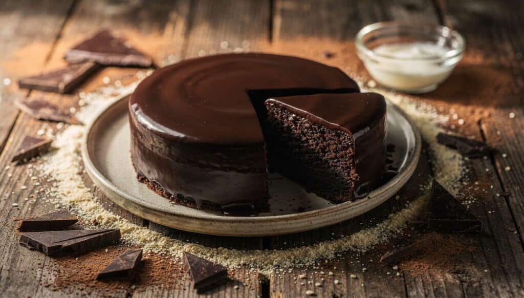 Recette Vegan : torta Caprese ou Gâteau Capri