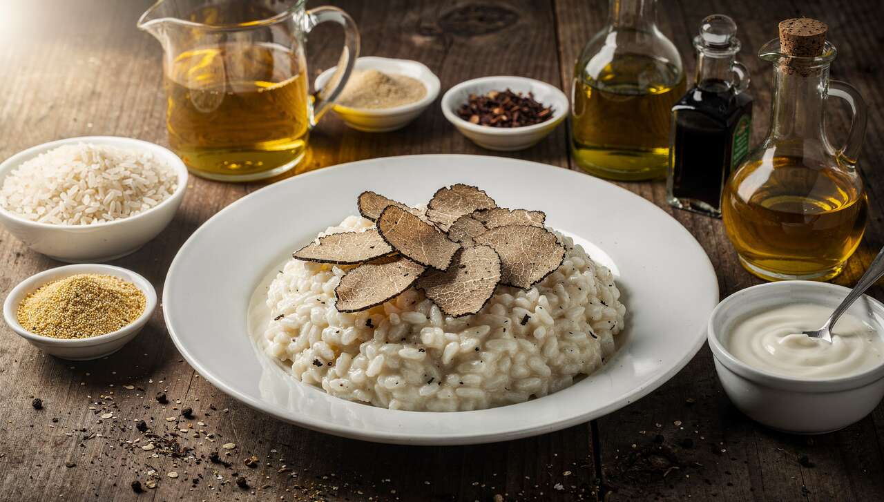 Risotto à la truffe vegan : recette gourmande